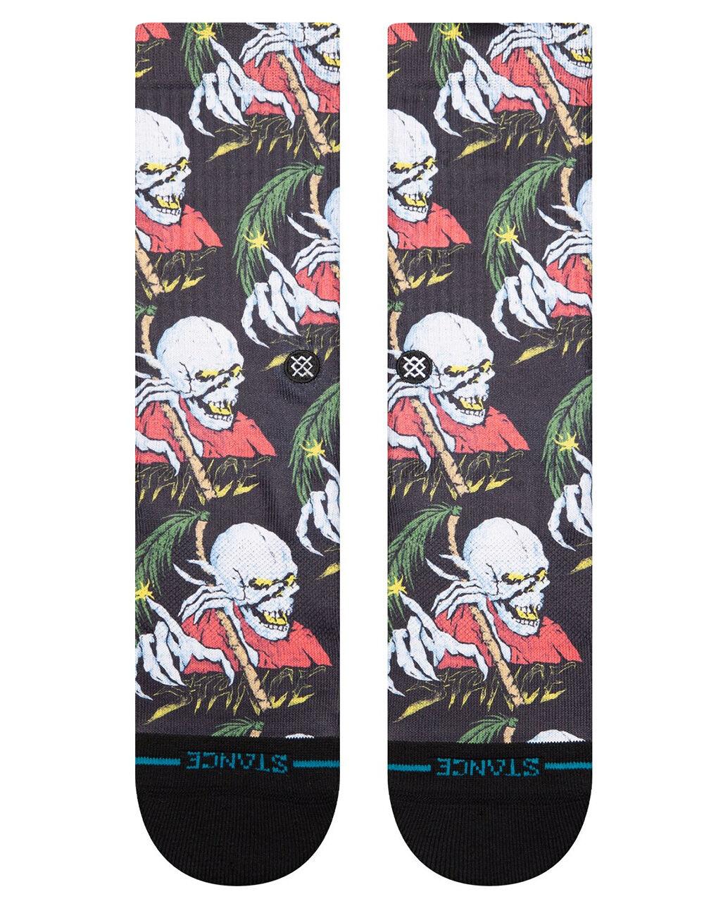 STANCE Palm Slayer Mens Crew Socks - BLACK COMBO Product Image
