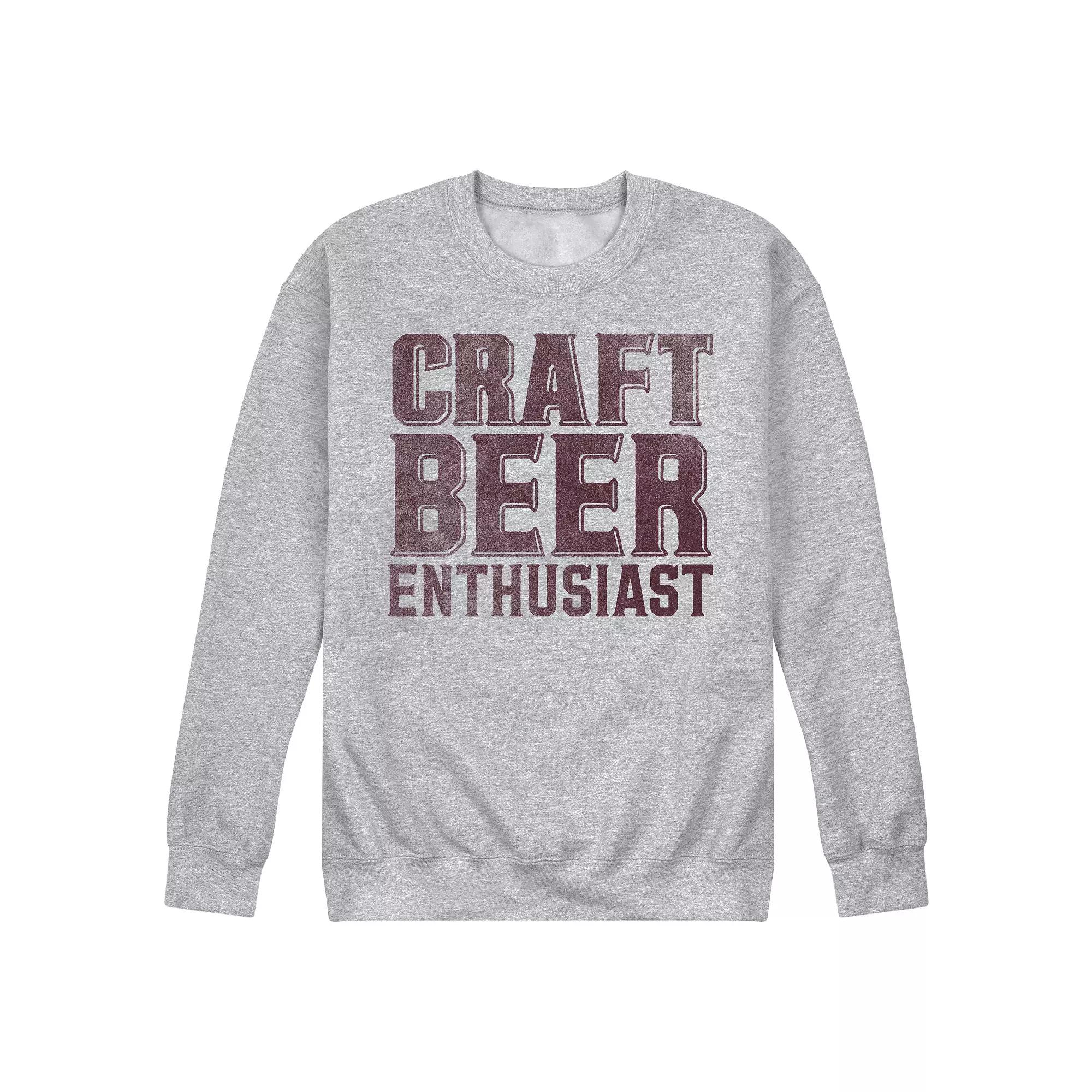 Men's Craft Beer Enthusiast Sweatshirt,  Product Image