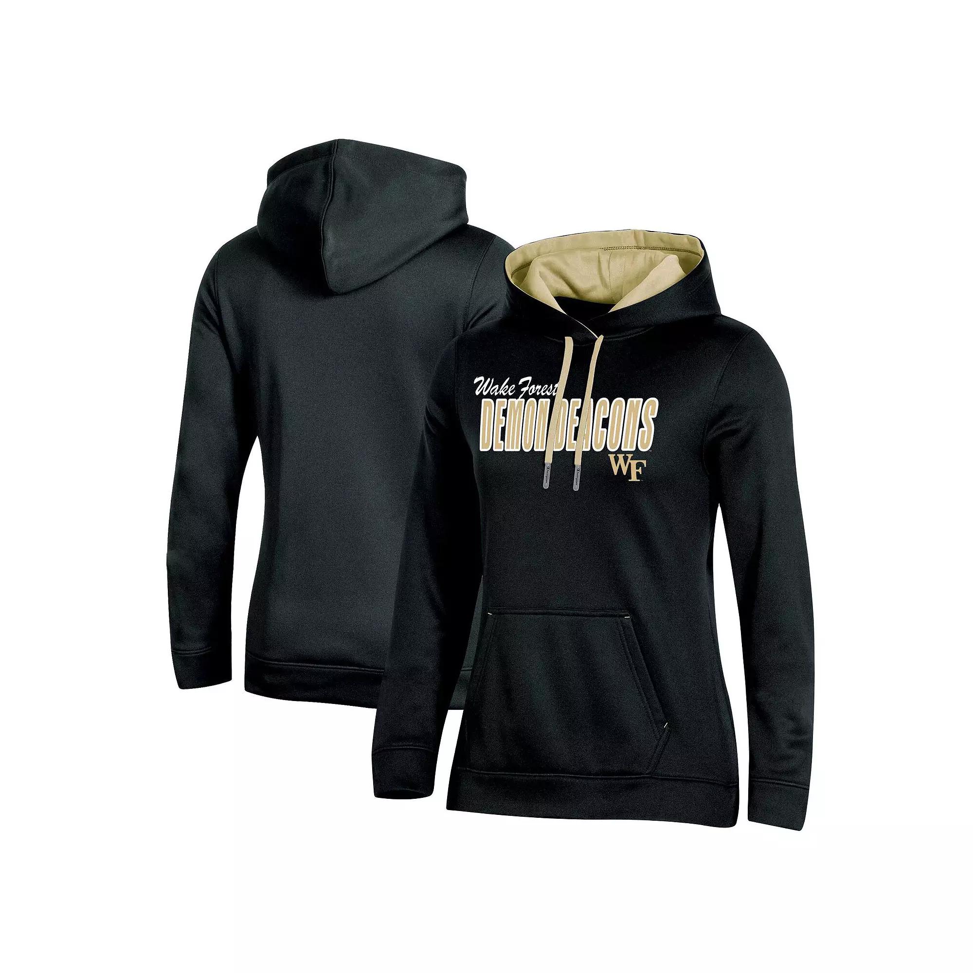Women's Champion Black Wake Forest Demon Deacons Team Pullover Hoodie, Size: Small, Wfu Black Product Image