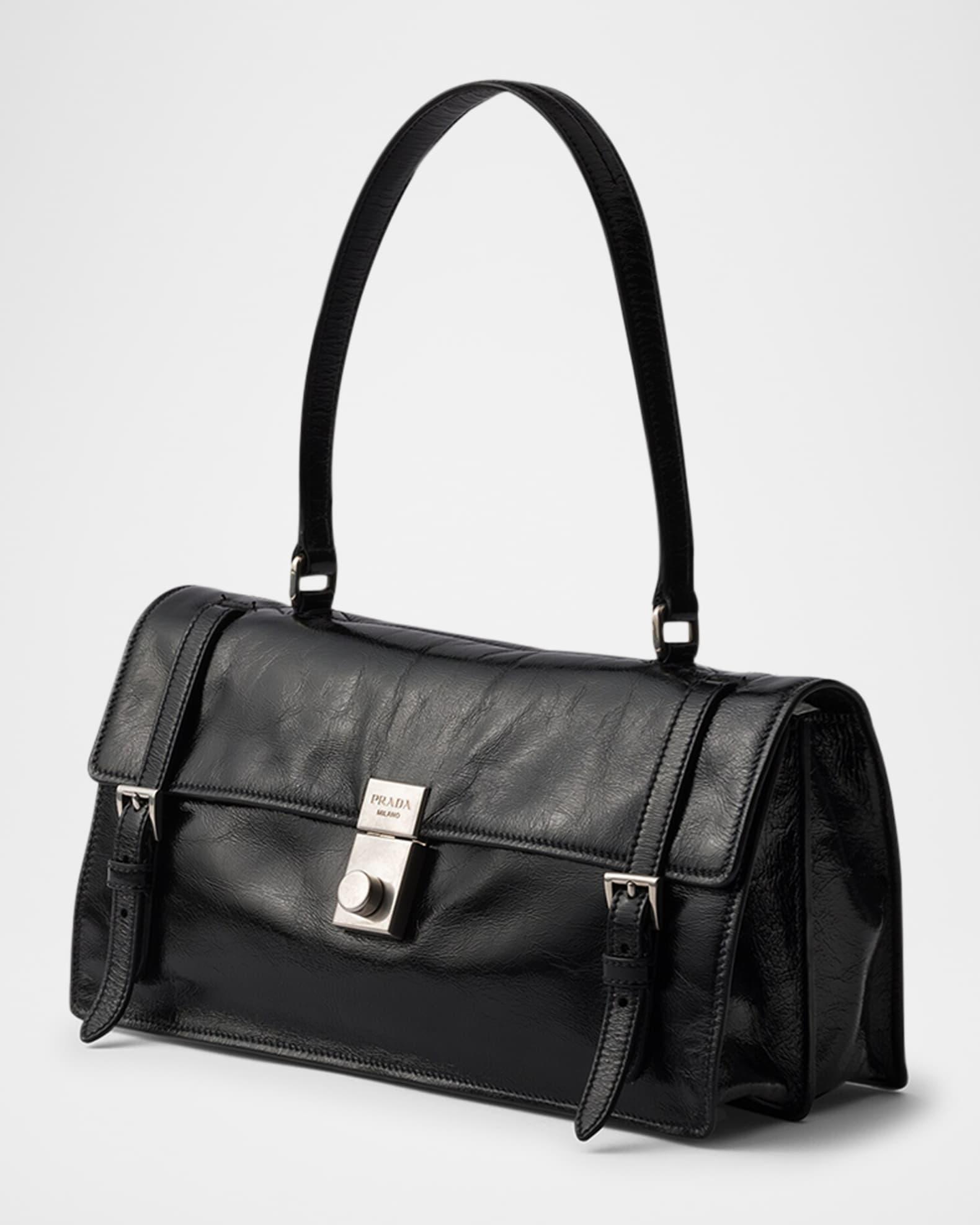 Medium Leather Top-Handle Handbag Product Image