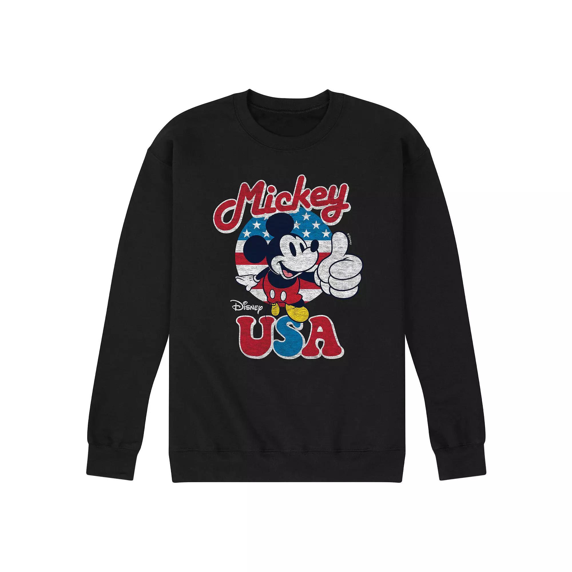 Disney's Mickey Mouse Men's USA Fleece Sweatshirt,  Product Image