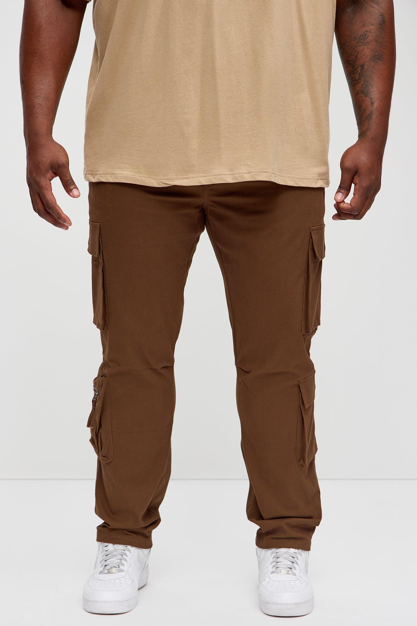 Stay On It Skinny Cargo Pants - Brown Product Image