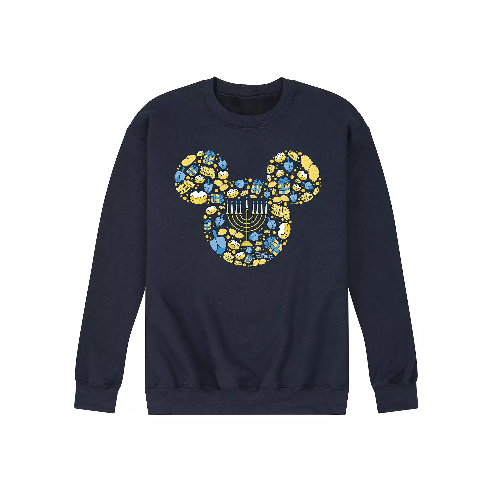 Disney's Mickey Mouse Men's Hanukkah Fleece Sweatshirt,  Product Image