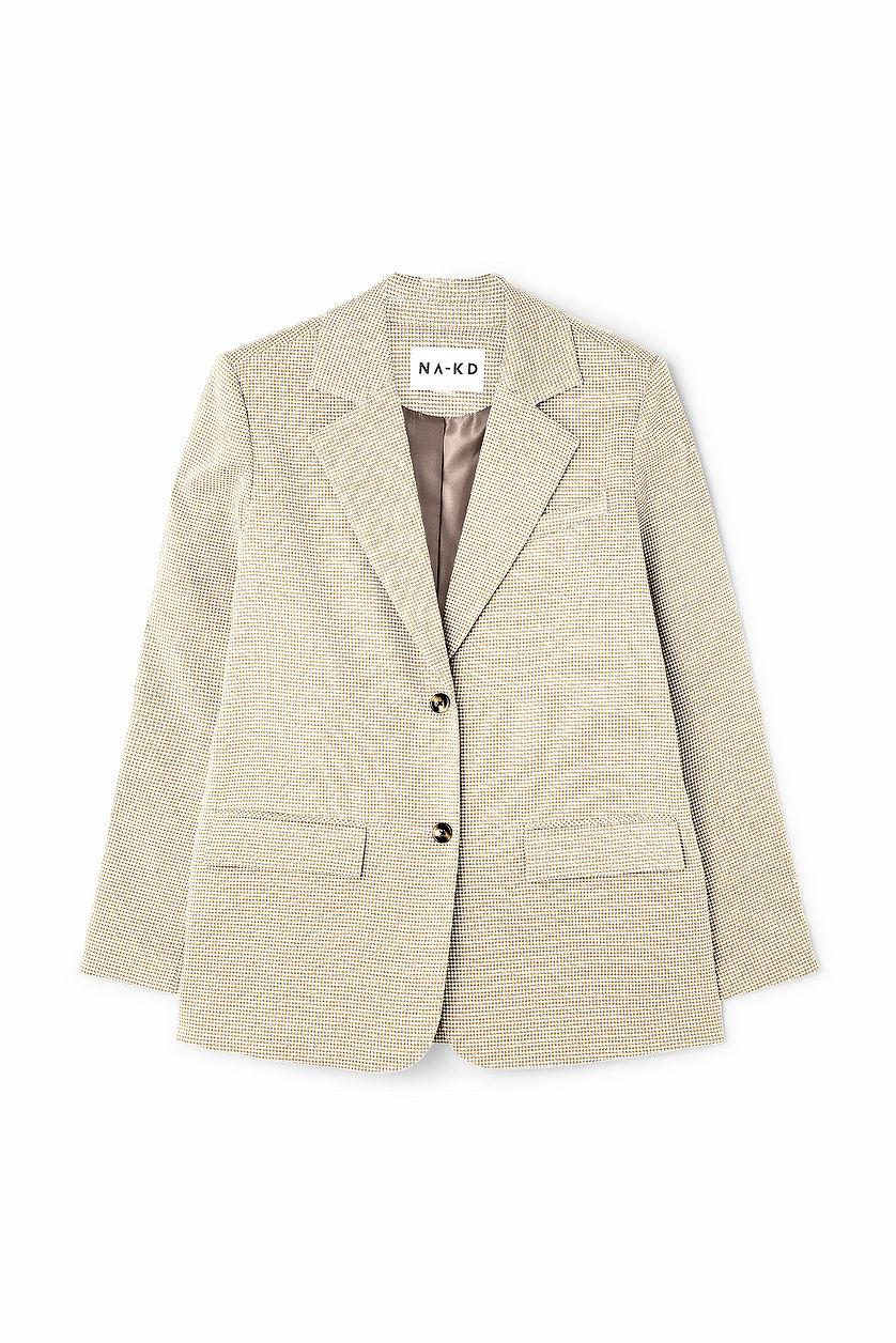Oversized Houndtooth Blazer Product Image