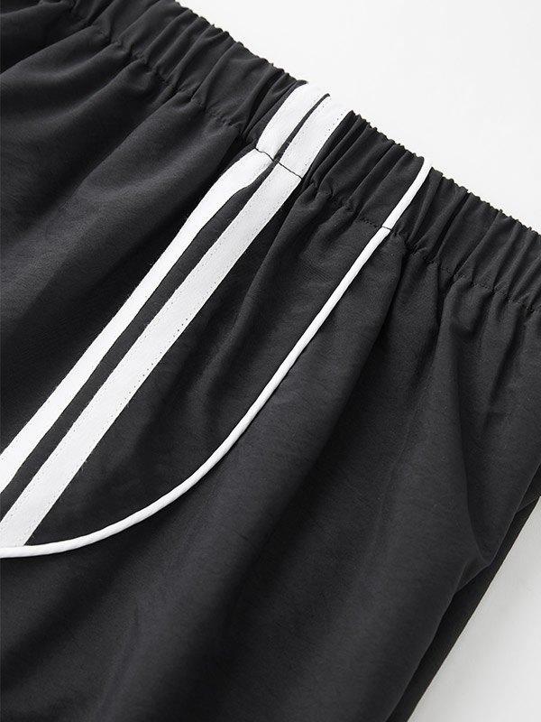Piping Side Stripe Baggy Sweatpants Product Image