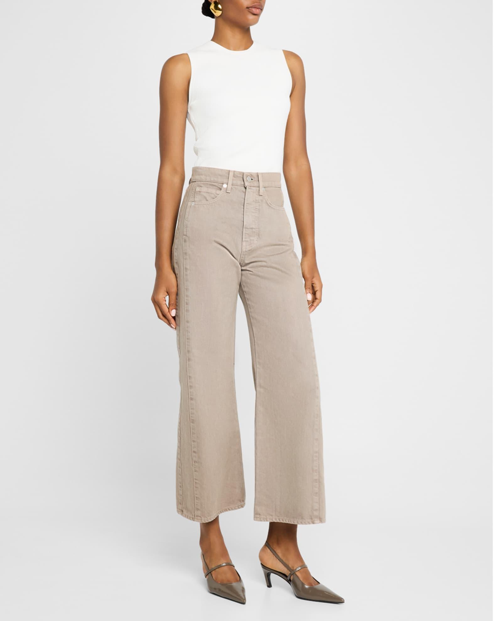 Taylor Crop High-Rise Wide Jeans Product Image
