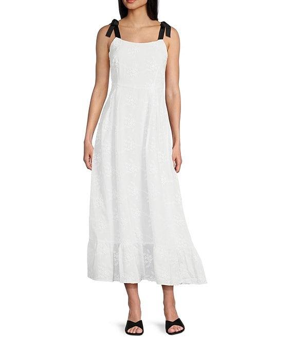 GB Grosgrain Tie Maxi Dress Product Image