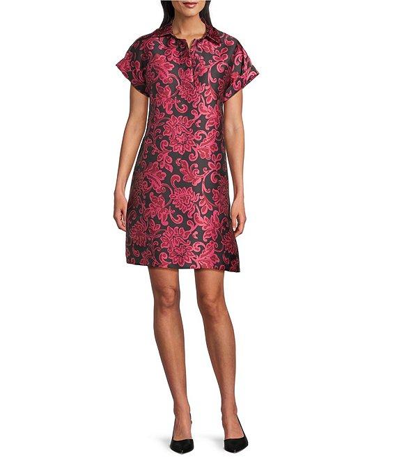Preston & York Wilson Short Sleeve Collared Sheath Dress Product Image