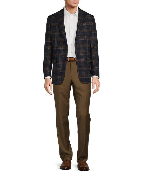 Hickey Freeman Classic Fit Plaid Print Sport Coat Product Image