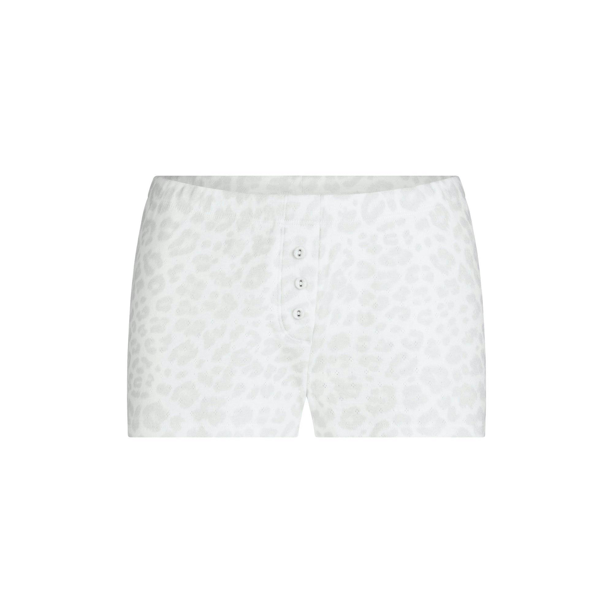 HEAVY POINTELLE SHORT | PACIFIC LEOPARD PRINT Product Image