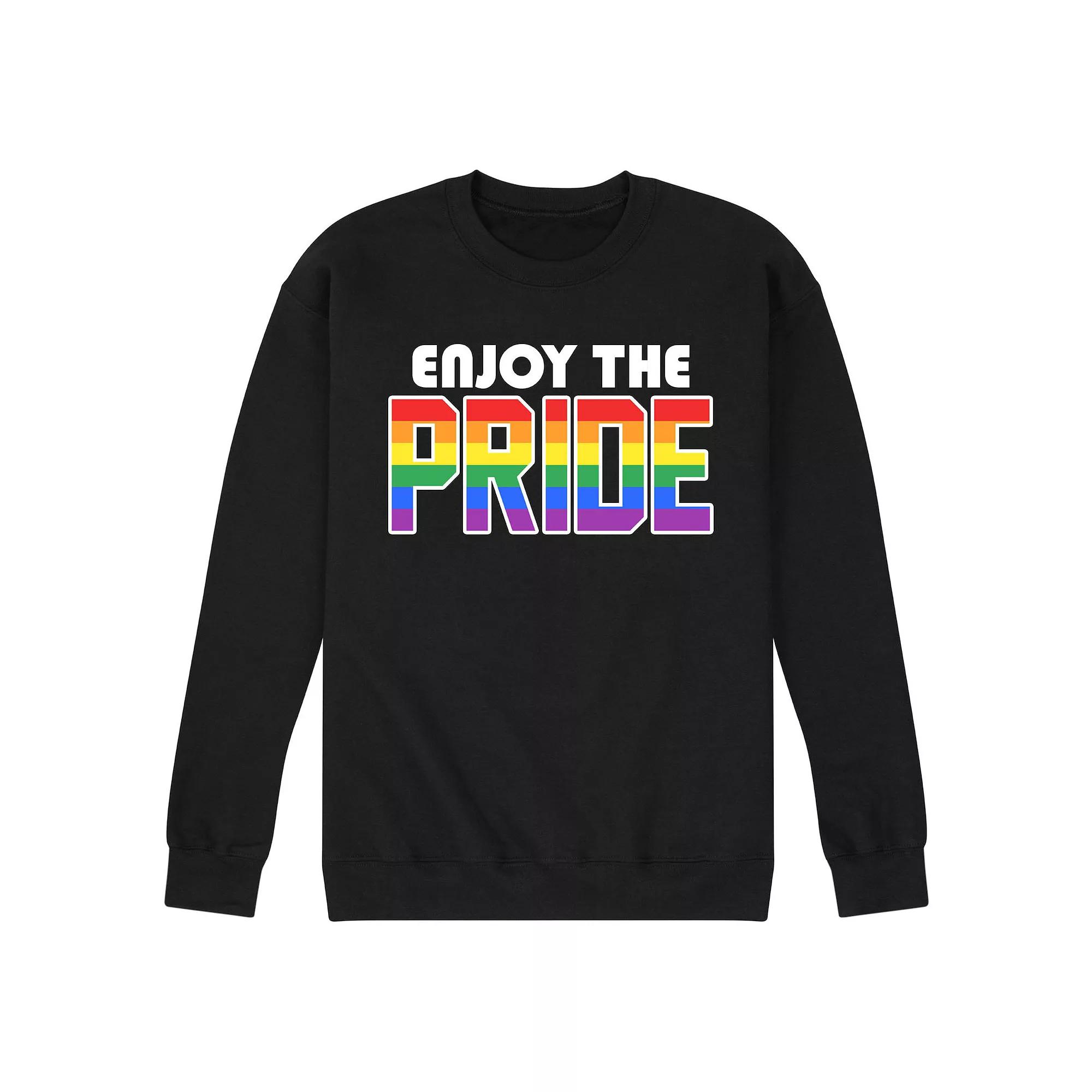 Men's Enjoy The Pride Fleece Sweatshirt,  Product Image