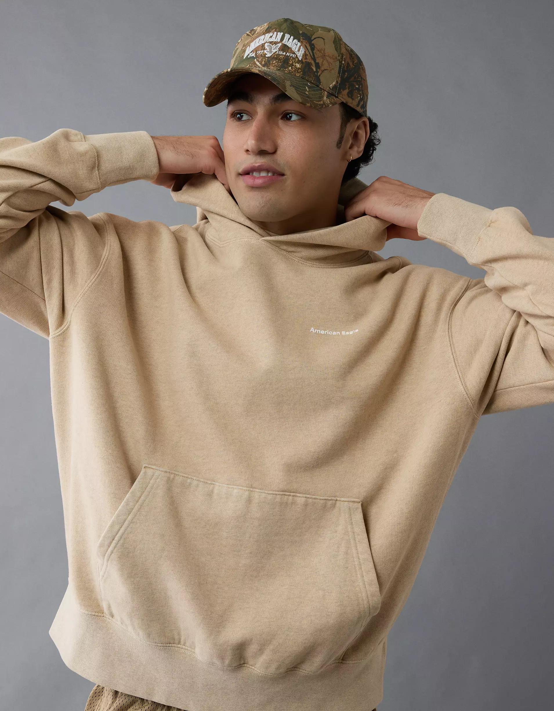 AE Laidback Luxe Heavyweight Logo Hoodie Product Image