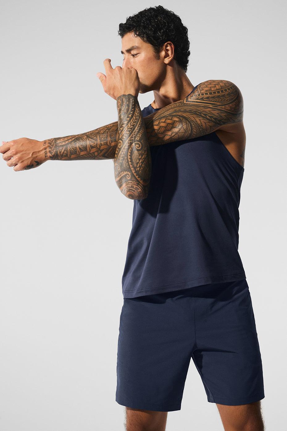 Conquer Muscle Tank - Navy Product Image