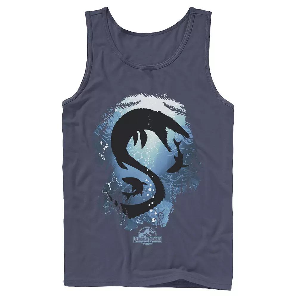 Men's Jurassic World Under Water Fears Graphic Tank Top,  Product Image