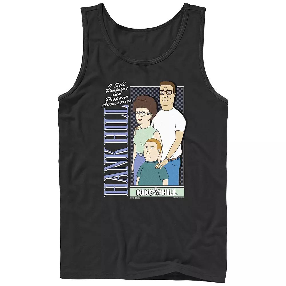 Men's King Of The Hill Hank Hill Family Graphic Tank,  Product Image