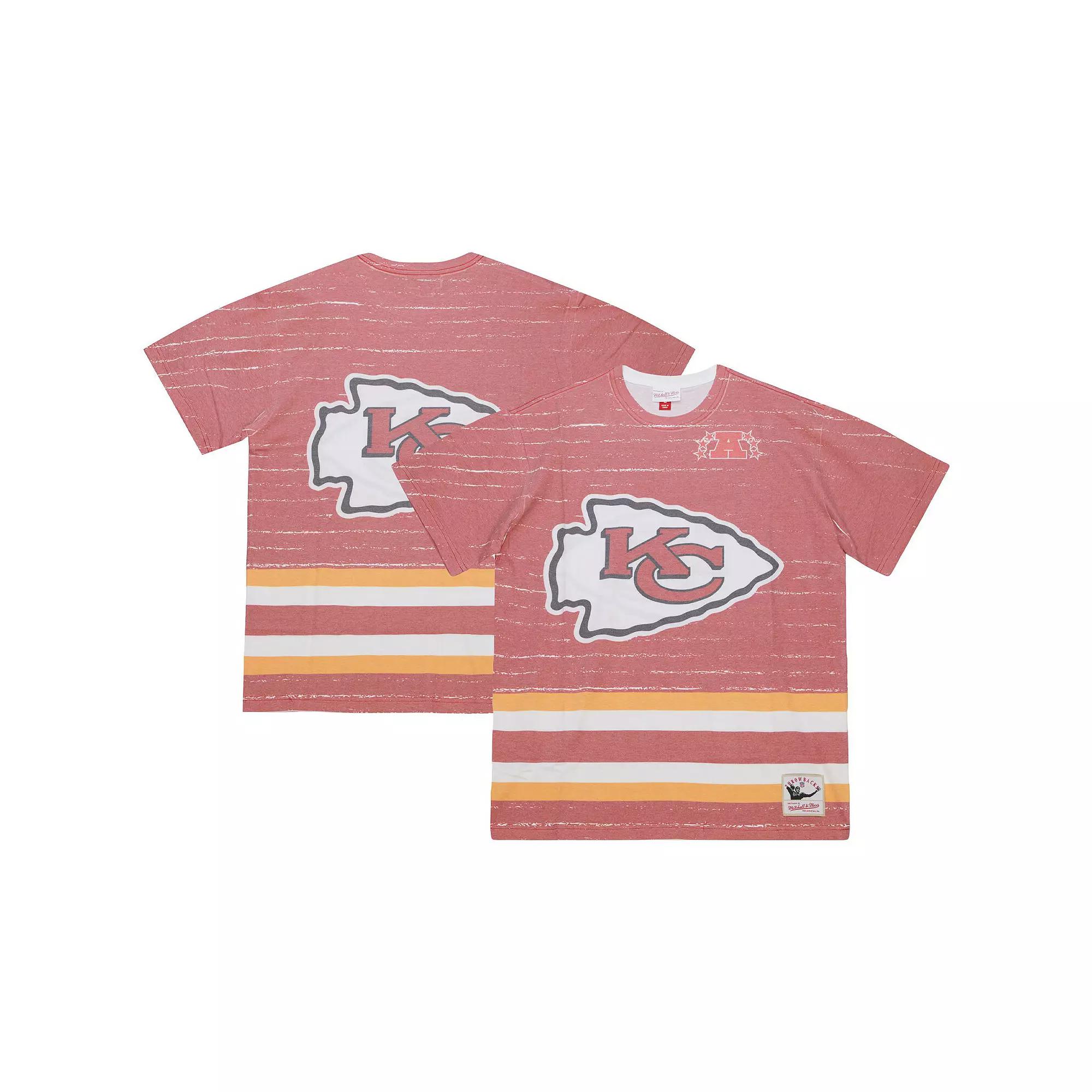 Men's Mitchell & Ness Red Kansas City Chiefs Jumbotron 3.0 T-Shirt,  Product Image