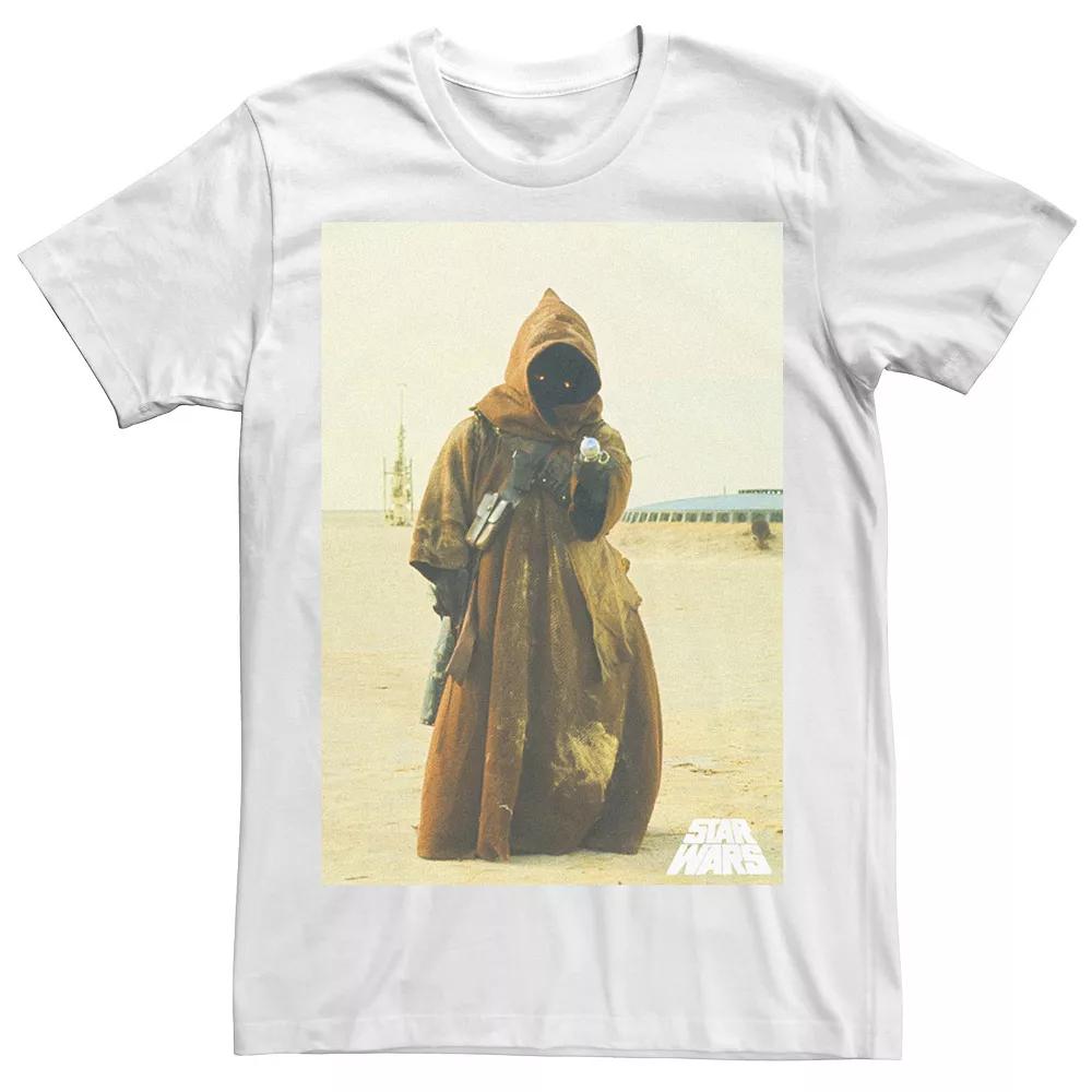 Men's Star Wars Jawa Scavenger Photo Graphic Tee, Size: XXL, White Product Image