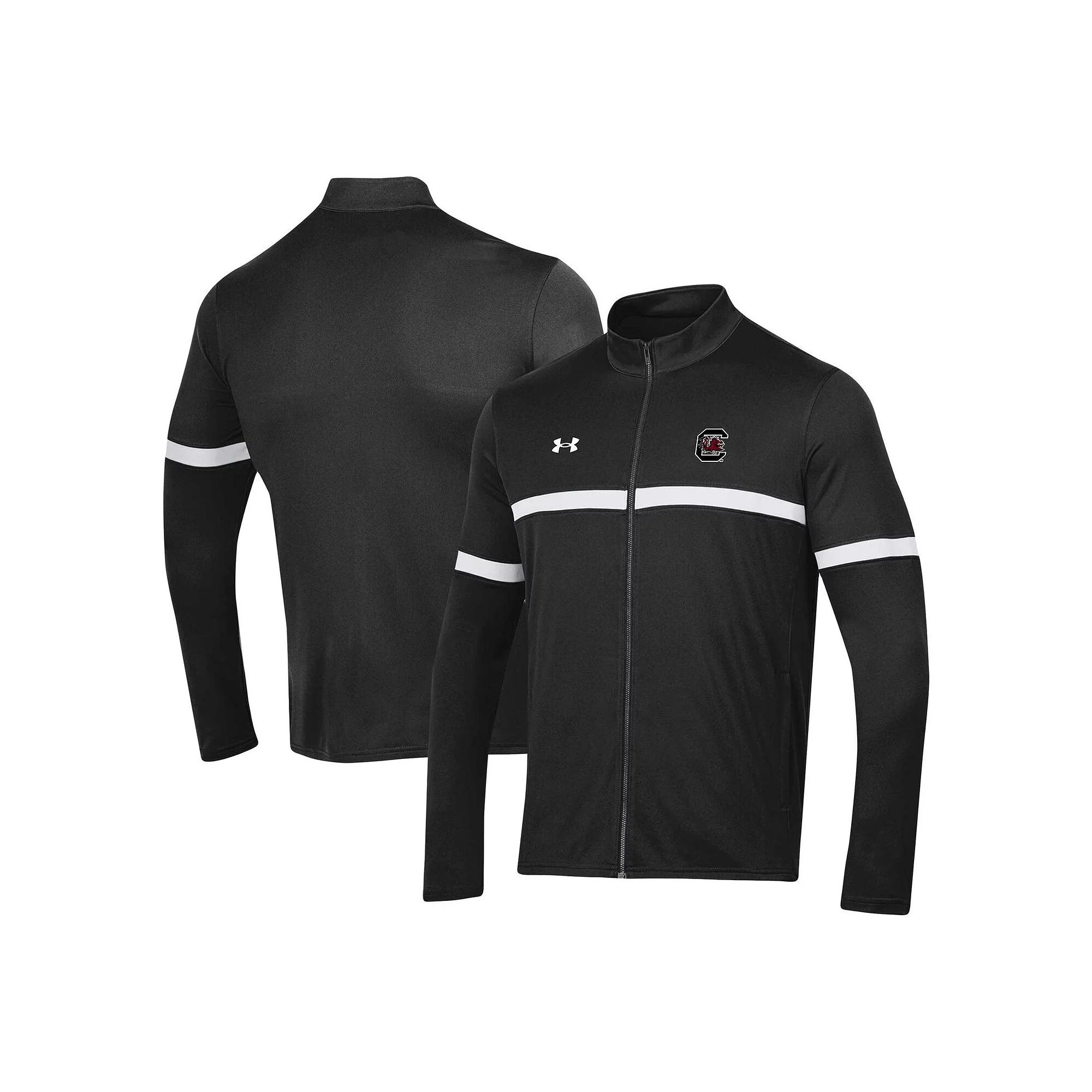 Men's Under Armour Black South Carolina Gamecocks 2023 Assist Warm Up Full-Zip Jacket,  Product Image