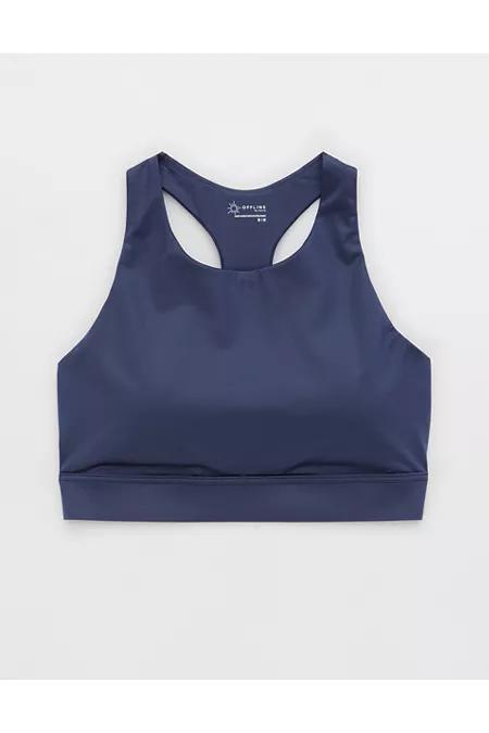 OFFLINE By Aerie Goals Gloss High Neck Sports Bra Women's Product Image