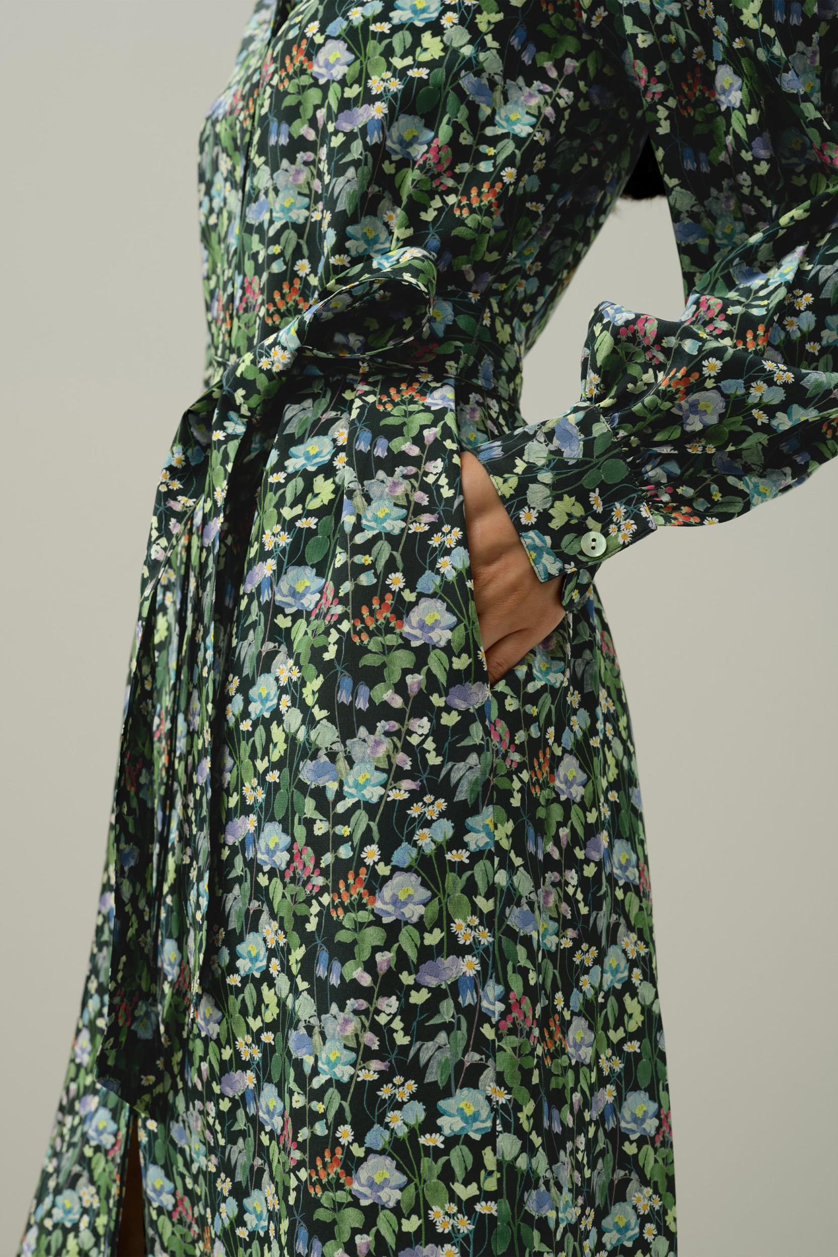 Fairytale Forest Midi-length Shirtdress - Made With Liberty Fabric Product Image