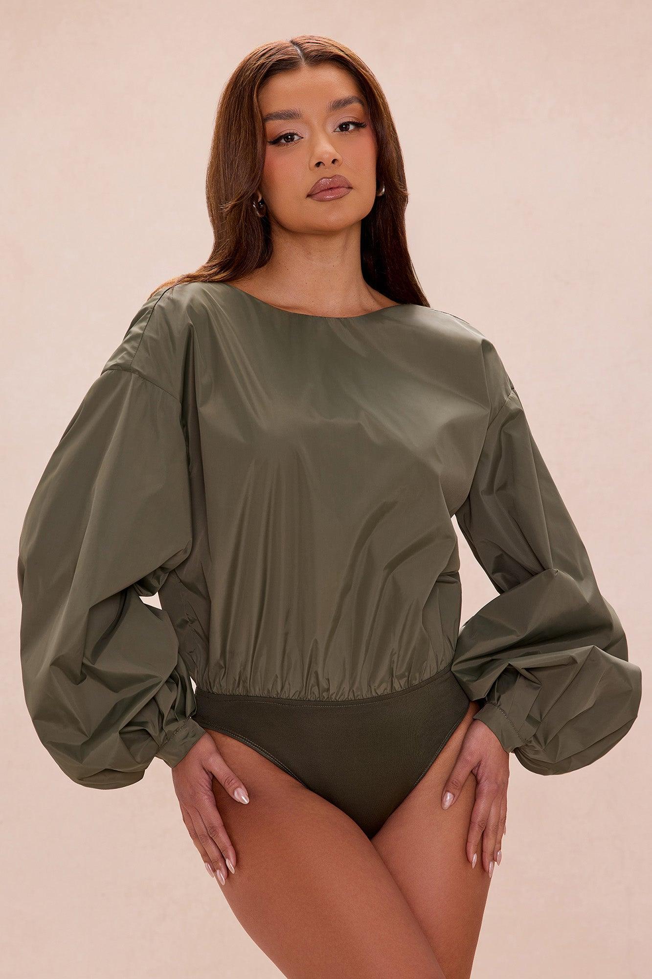 Jalene Balloon Pant Set - Olive Female Product Image