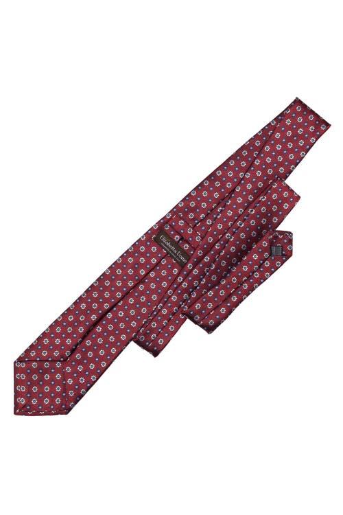 Elizabetta Umbria - Extra Long Silk Jacquard Tie for Men in Red at Nordstrom Product Image