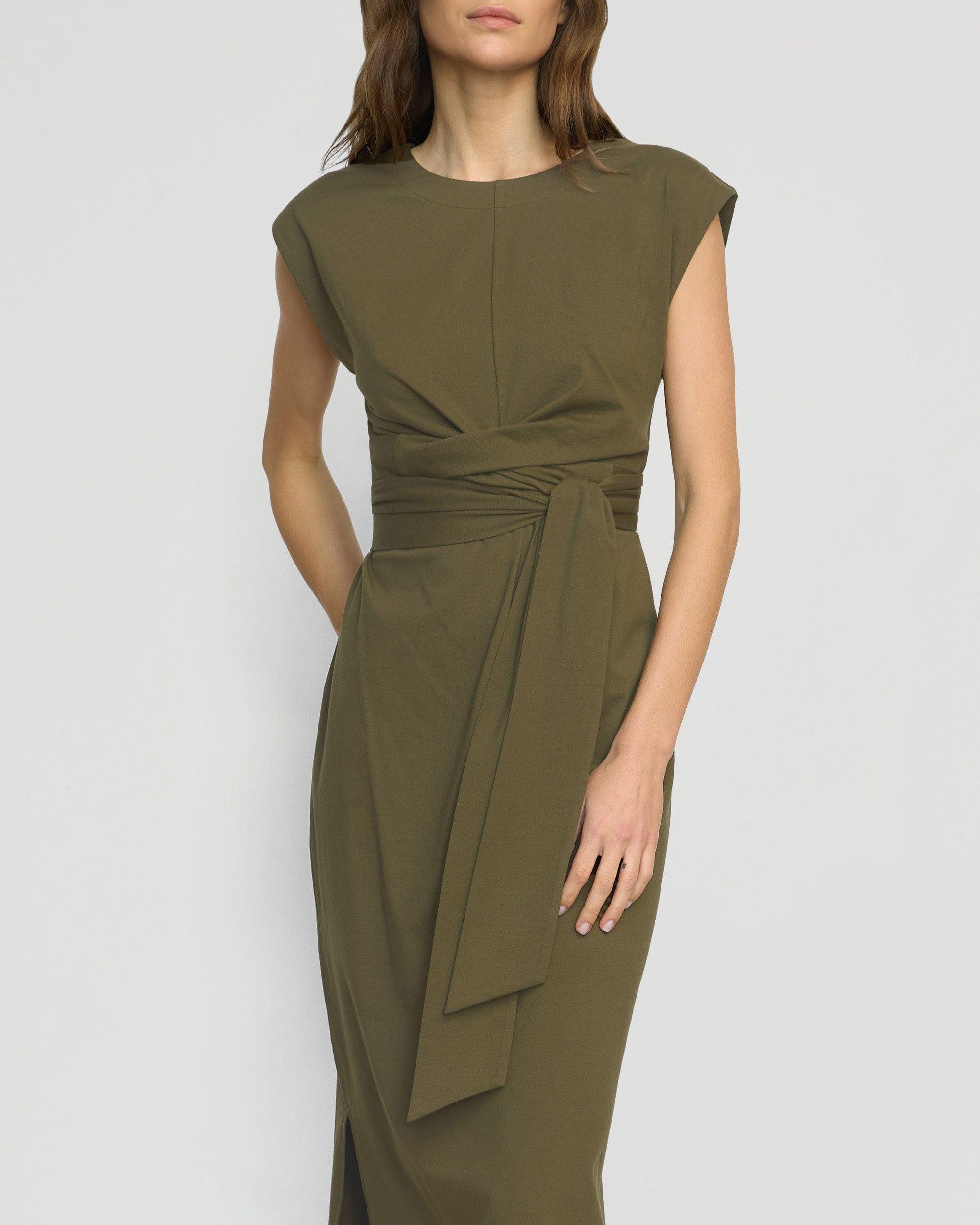 Fei Tie-Front Organic Cotton Dress Product Image