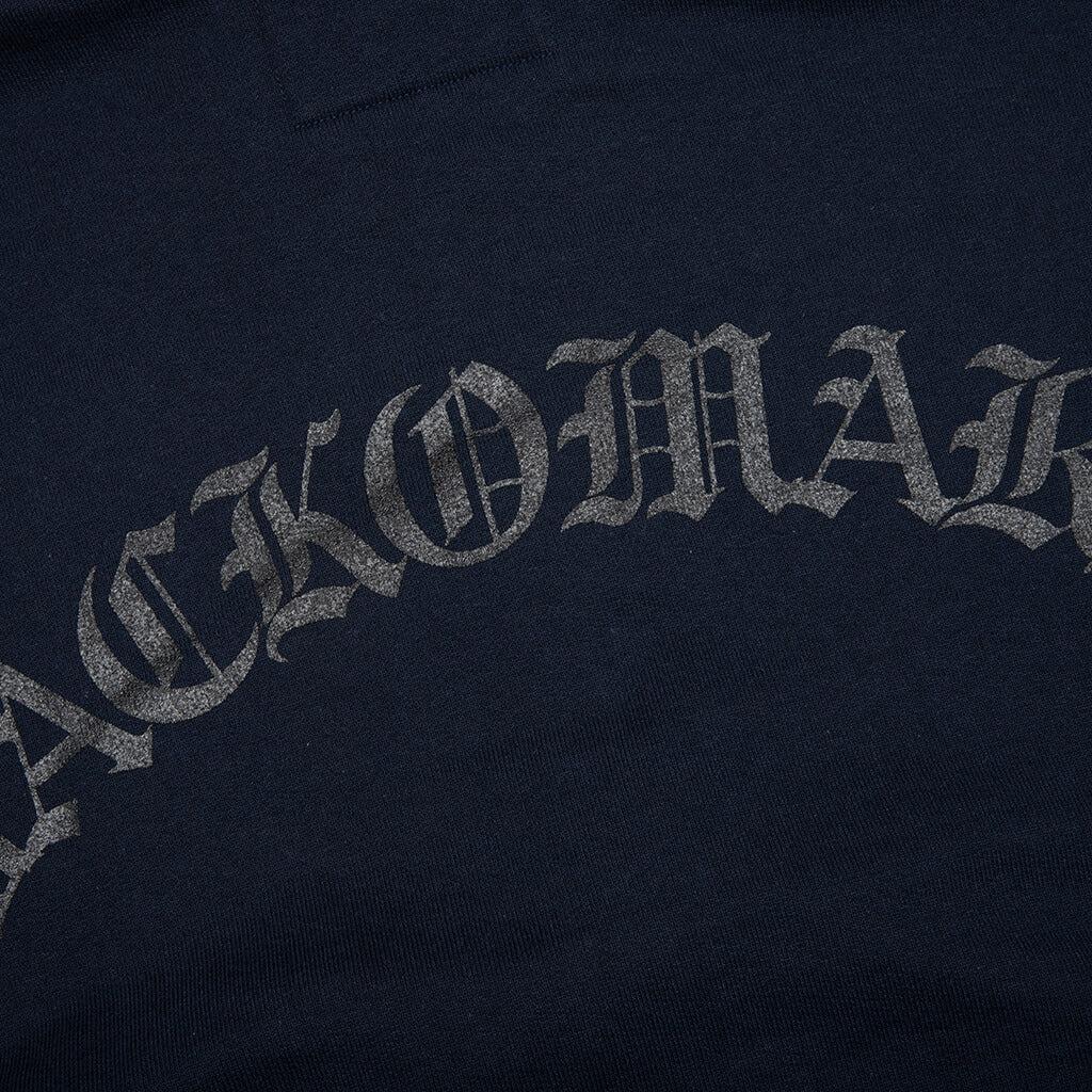 Heavyweight Full Zip Hooded Sweatshirt Type 2 - Navy Male Product Image