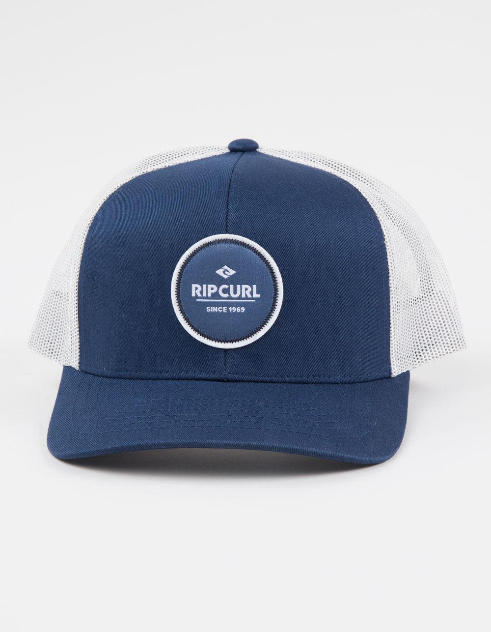 RIP CURL Routine Curve Trucker Hat - BLUE Product Image