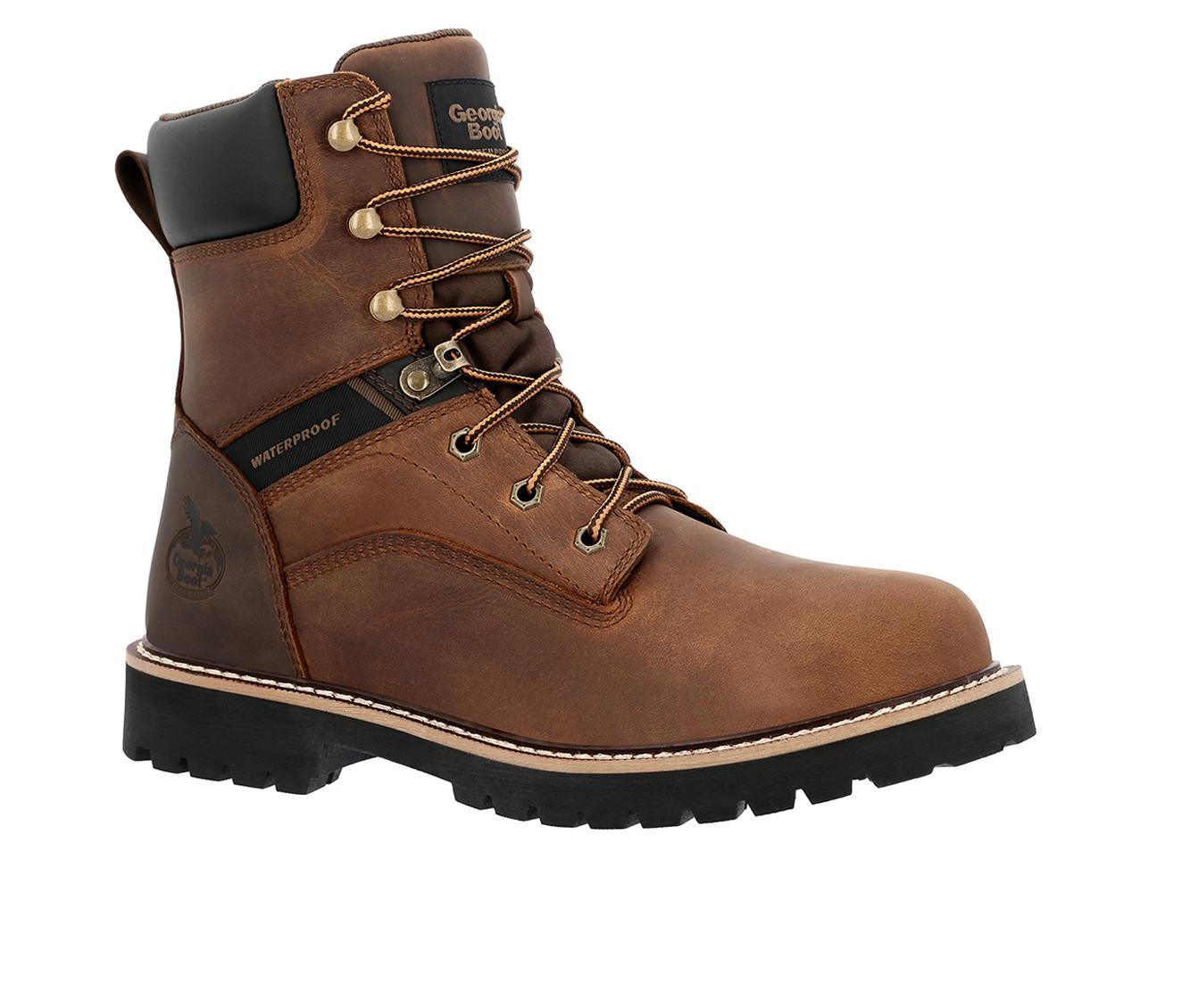 Men's Georgia Boot Core 37 8 Soft Toe Work Boots Product Image