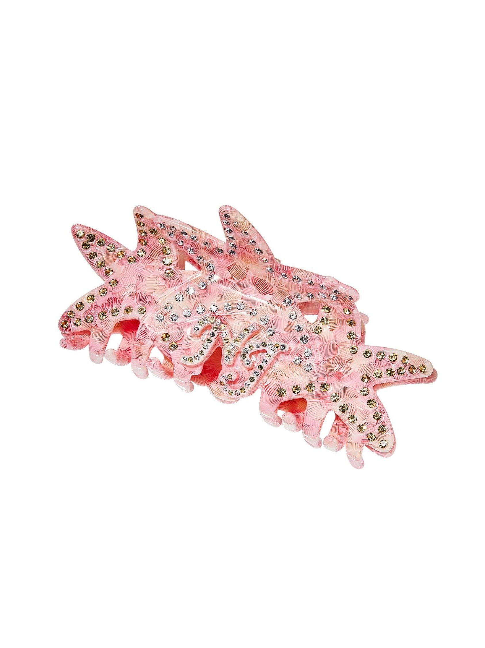 Paulina Crystal Star Claw Clip (Light Pink) (Final Sale) Product Image