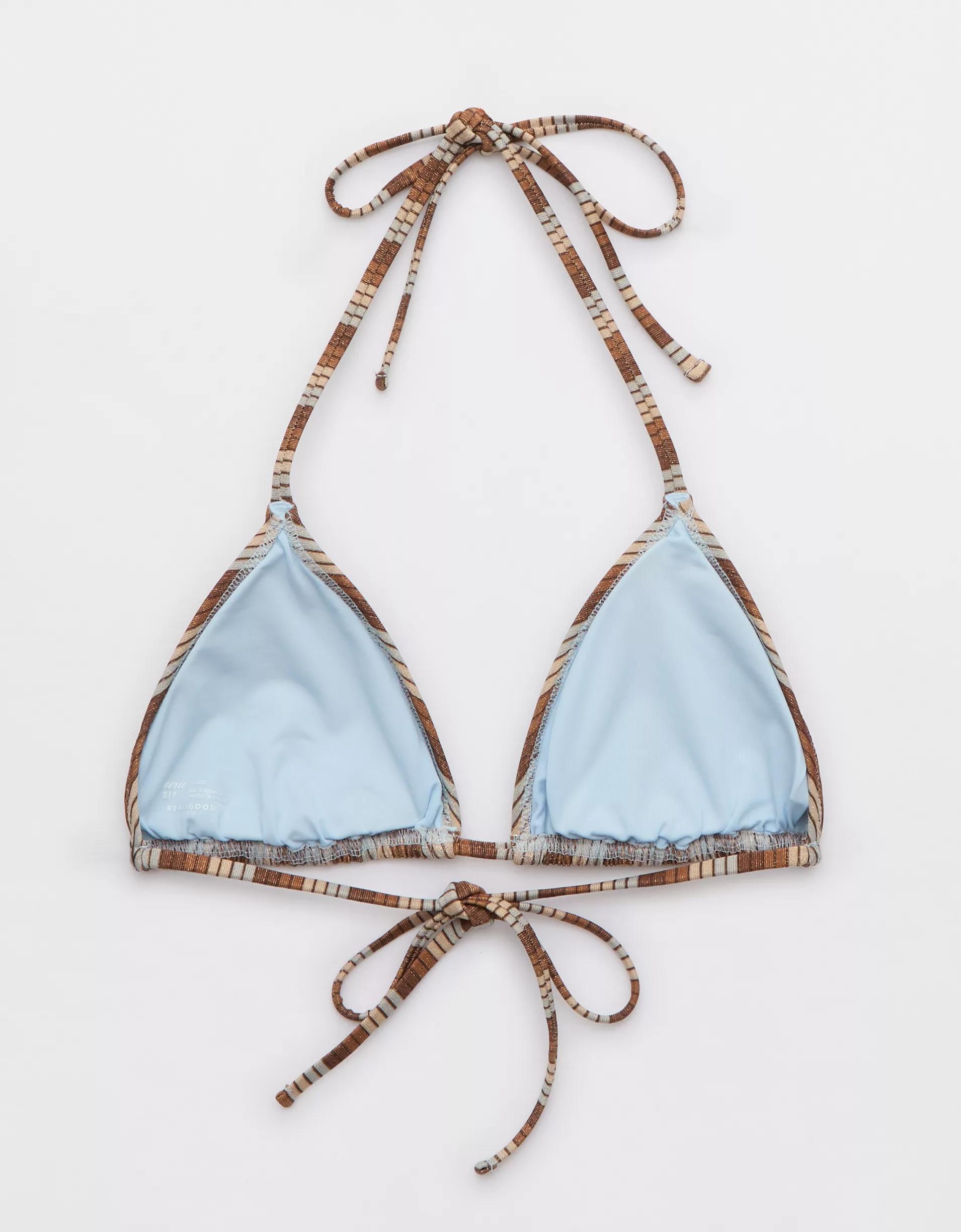 Aerie The Sun-Lover Sparkle Bikini Top Product Image