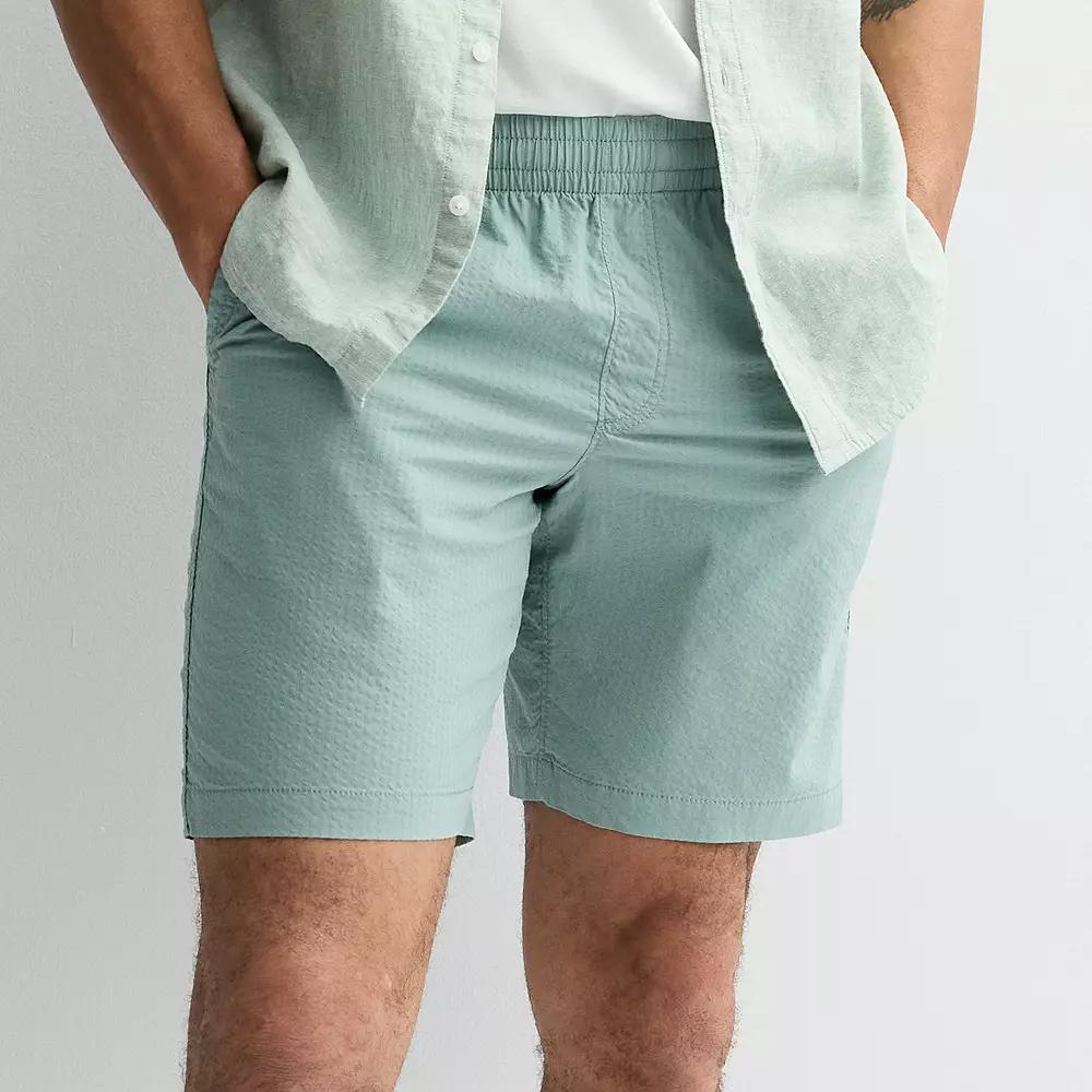 Men's Sonoma Goods For Life® 9" Everyday Pull-On Shorts, Size: Medium 9 INCH, Aspen Leaf Product Image