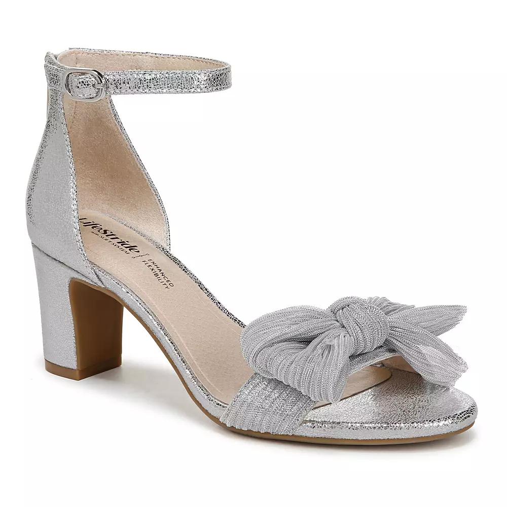 LifeStride Florencebow Women's Block Heel Sandals,  Product Image