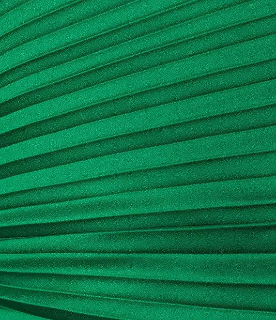 Belle by Badgley Mischka Kelsey Sleeveless One Shoulder Asymmetric Fit and Flare Midi Dress Product Image