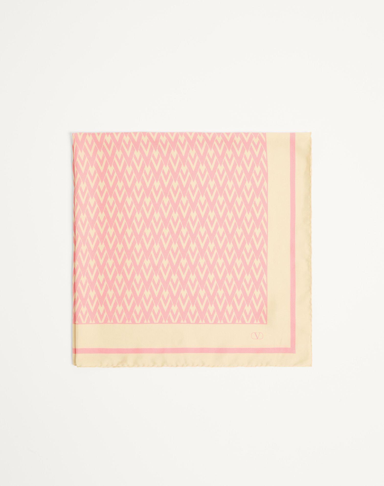 Toute La V Silk Scarf  Product Image