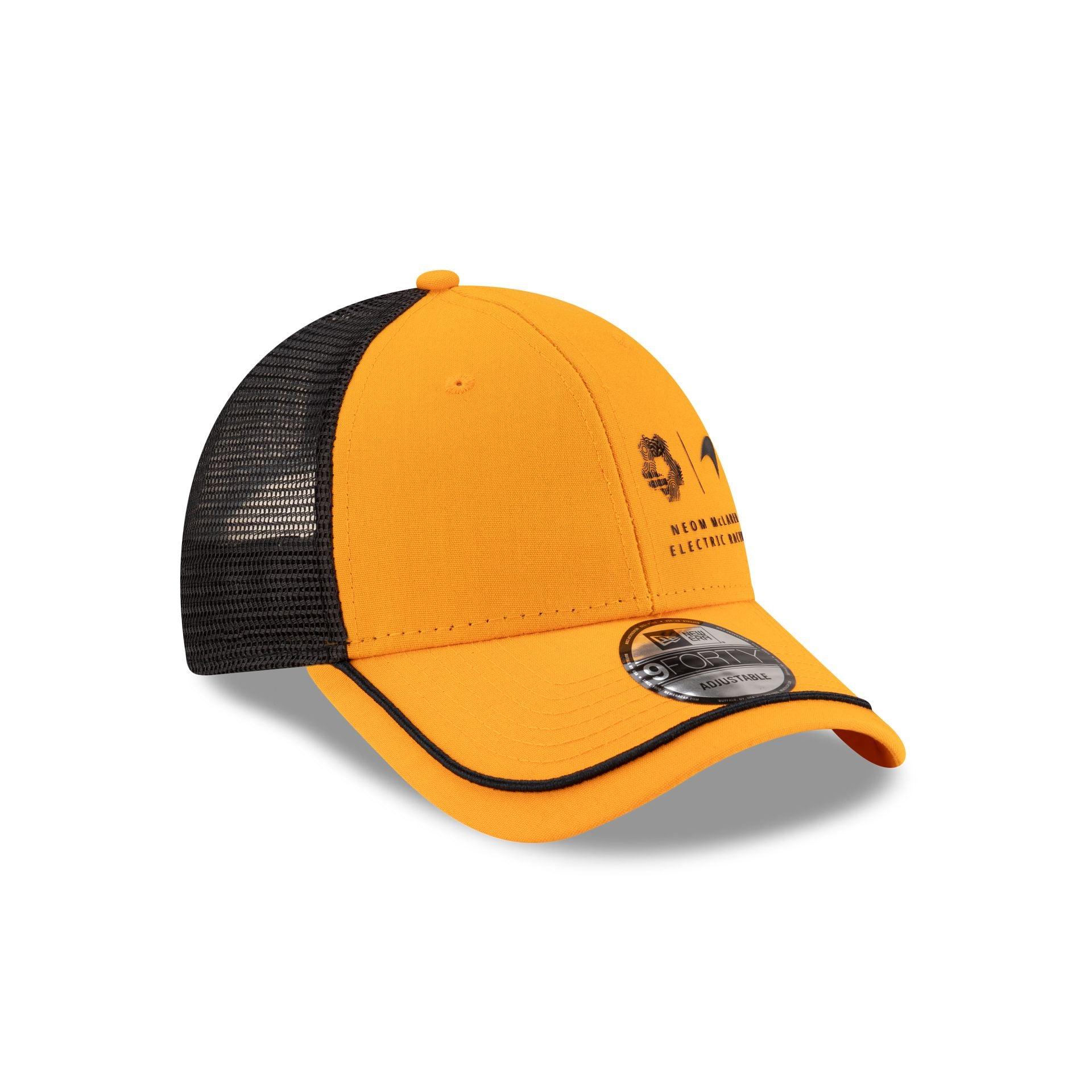 NEOM McLaren Electric Racing Repreve 9FORTY Trucker Hat Male Product Image