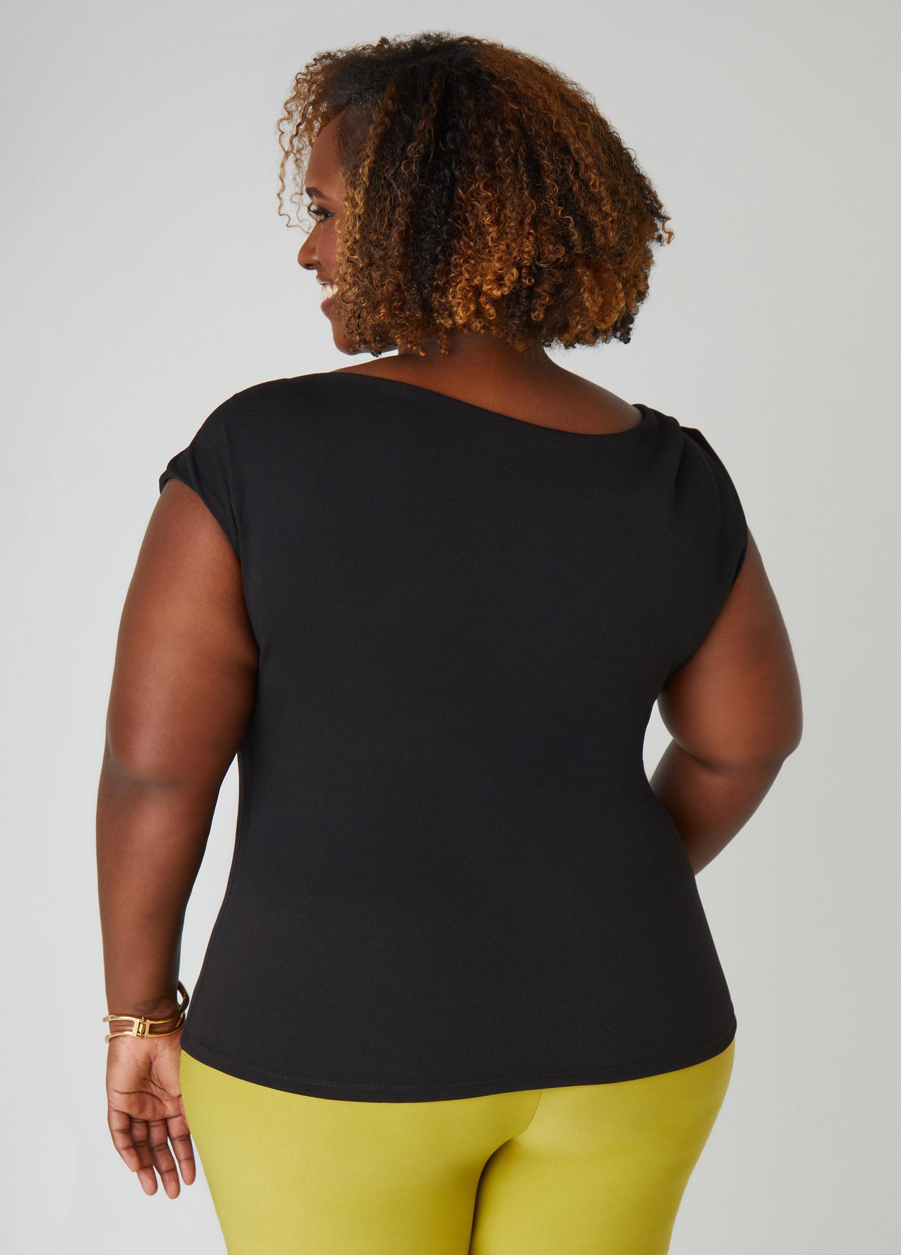 Draped Crepe Top Product Image