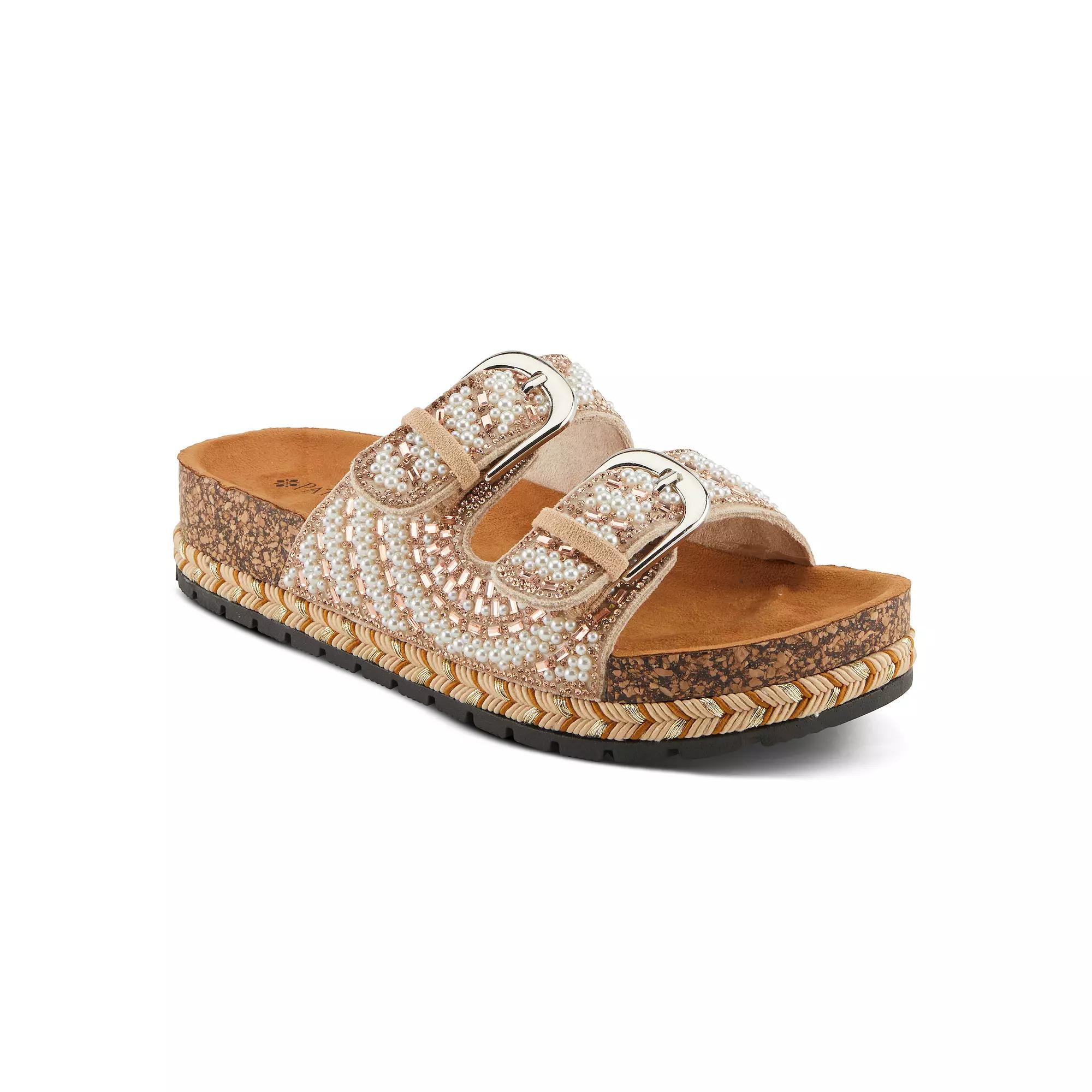Patrizia Pearline Women's Beaded Slide Sandals,  Product Image