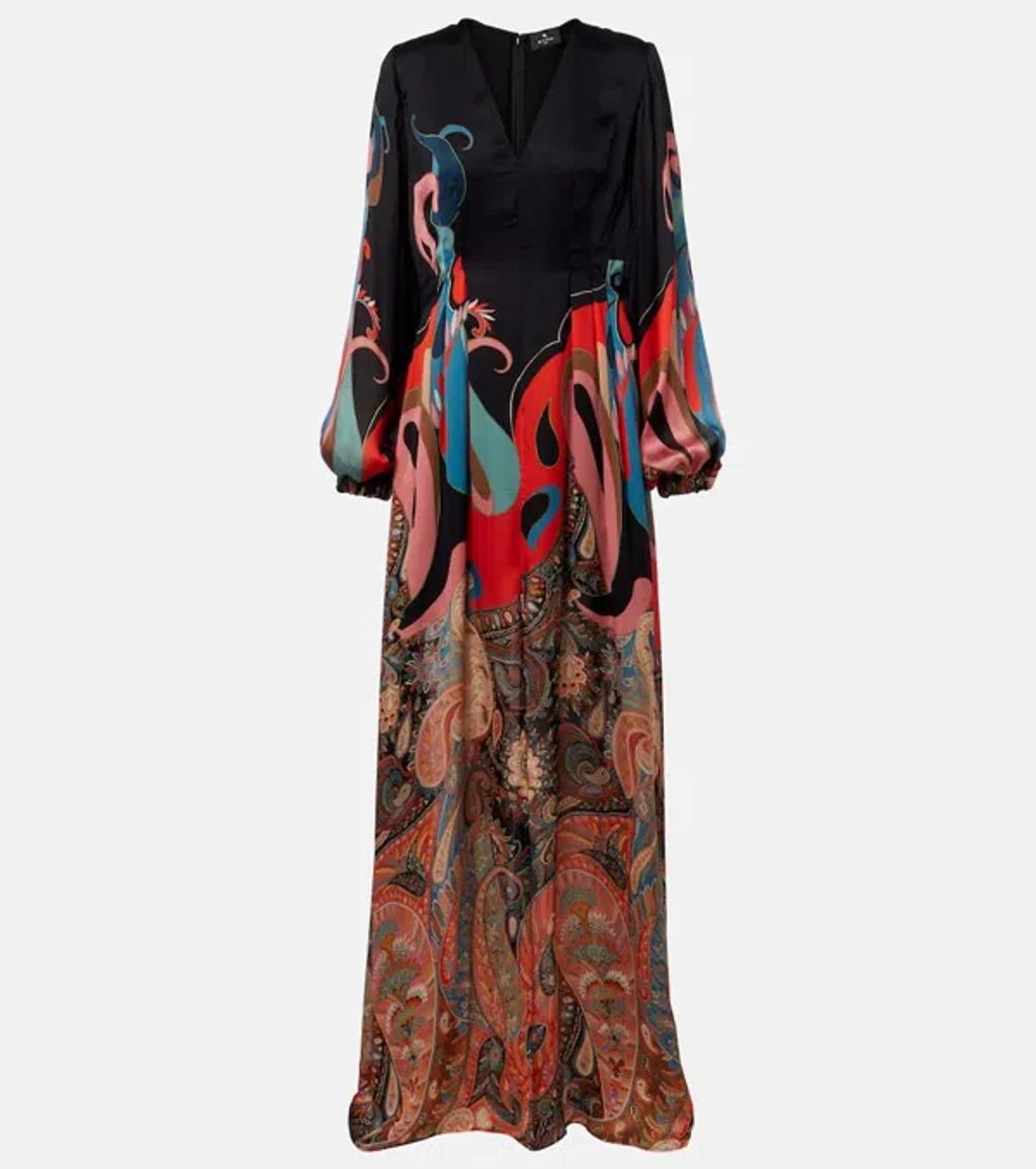 ETRO Paisley-print Maxi Dress In Multi Product Image