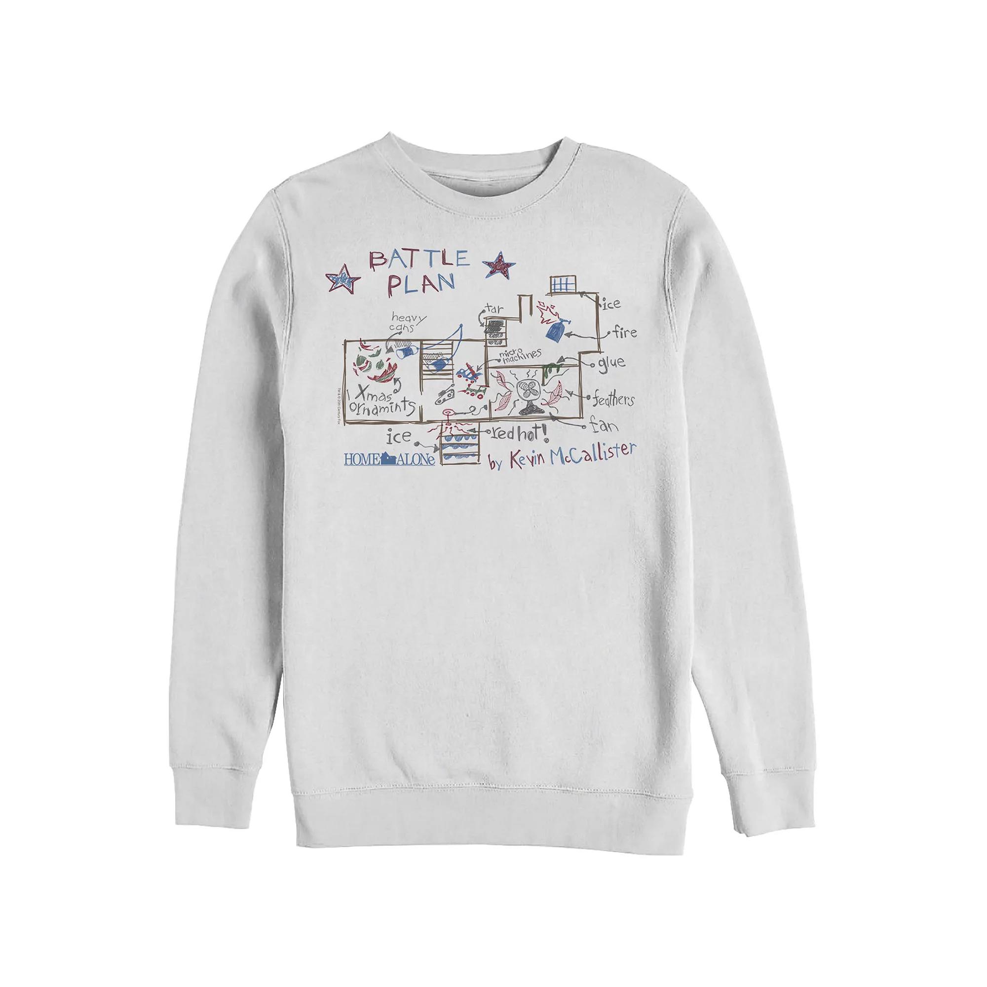 Men's Home Alone Kevin's Battle Plan Graphic Fleece,  Product Image