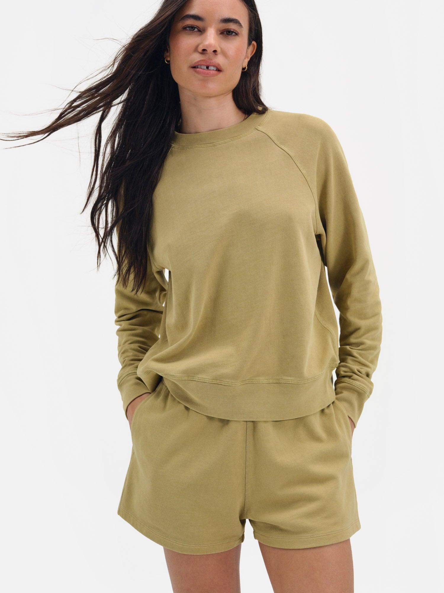 Organic Lightweight Terry Track Shorts Female Product Image