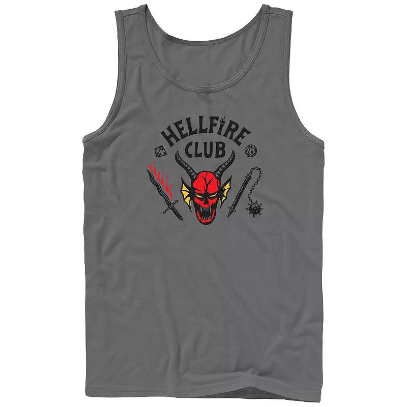 Men's Netflix Stranger Things Hellfire Club Logo Graphic Tank Top,  Product Image