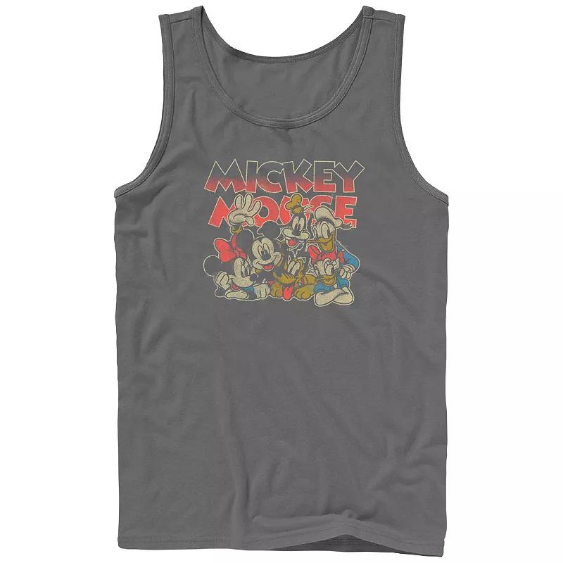 Men's Netflix Stranger Things Neon Kids Group Graphic Tank Top,  Product Image