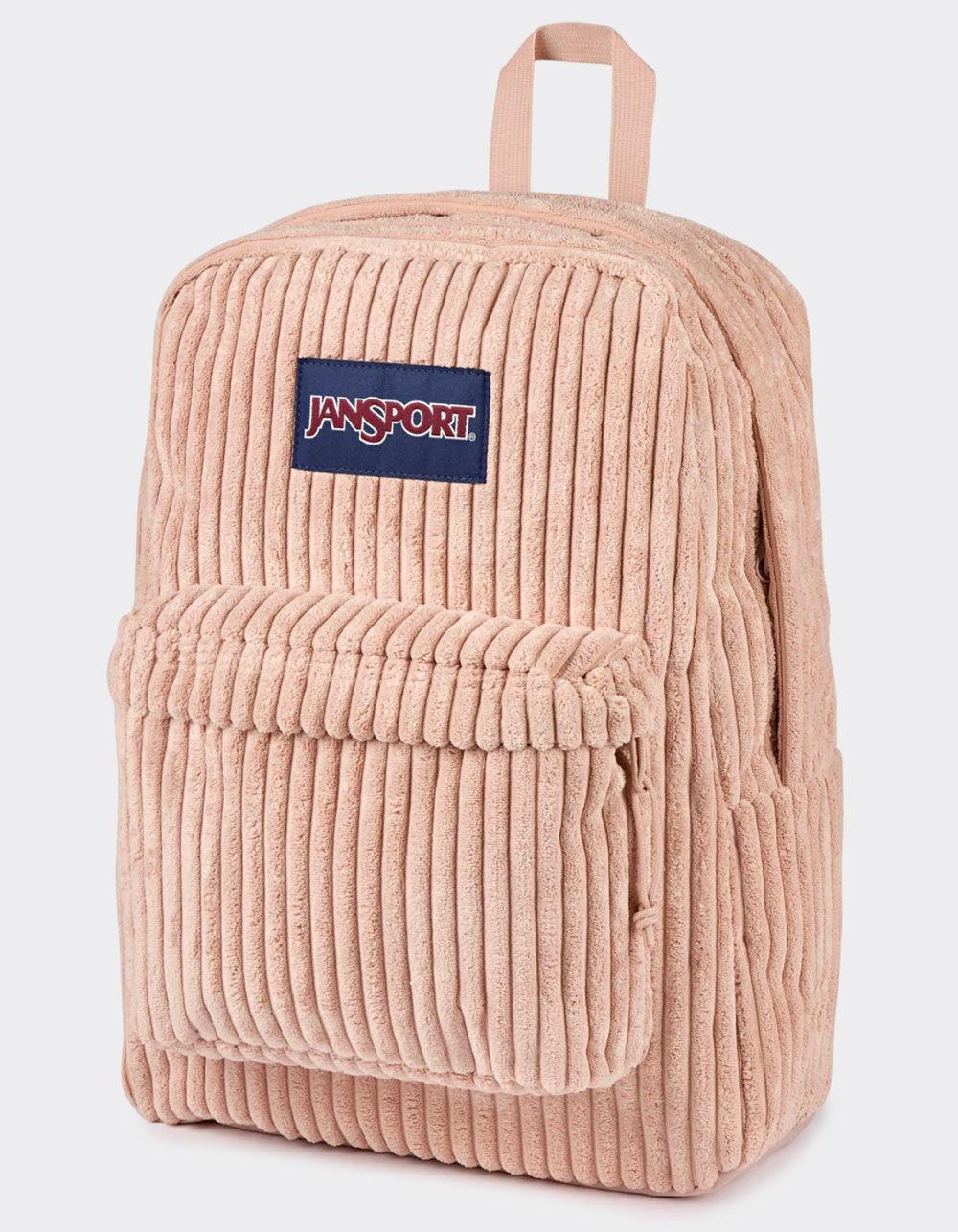 JANSPORT SuperBreak Plus FX Backpack - SURREAL CORDUROY MISTY ROSE Product Image