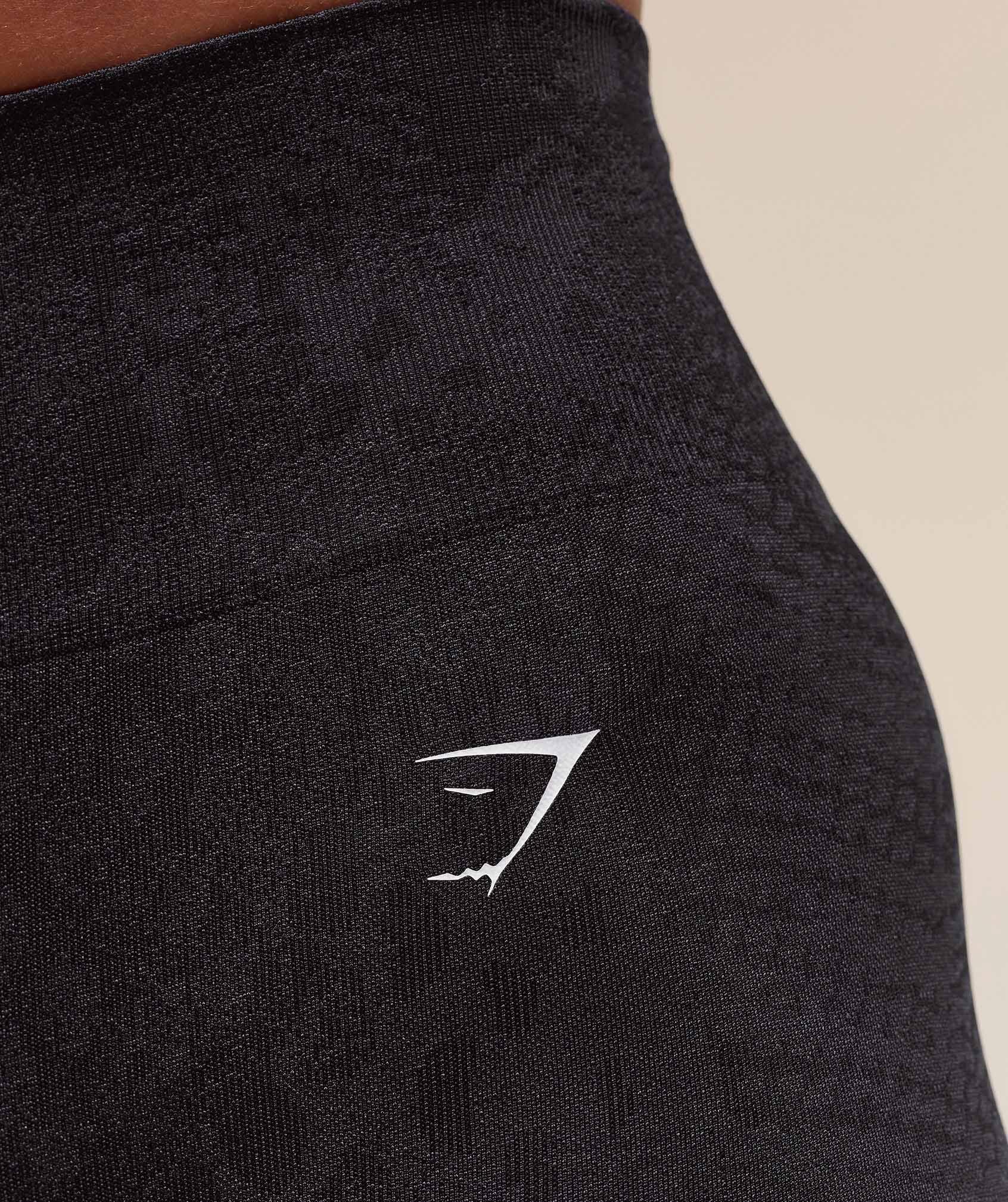 Gymshark Adapt Animal X Whitney Seamless Leggings - Asphalt Grey/Black Female Product Image