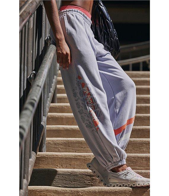 FP Movement All Star Logo Mid-Rise Slouchy Cinched Hem Sweatpants Product Image