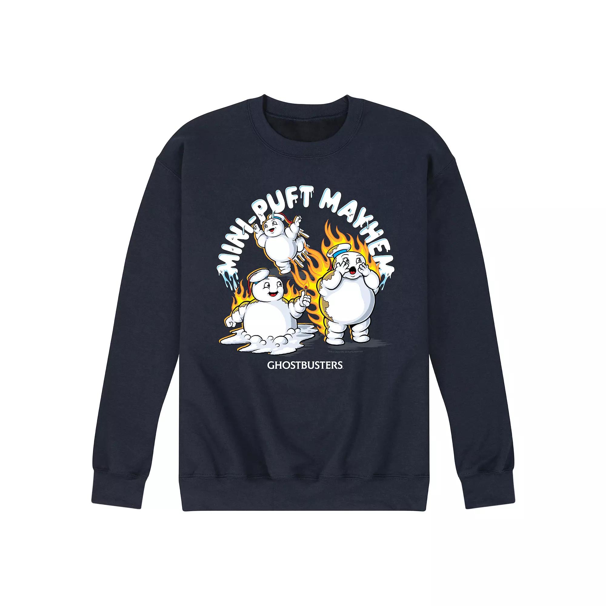 Men's Ghostbusters Frozen Empire Mini Pufts Fleece Sweatshirt,  Product Image
