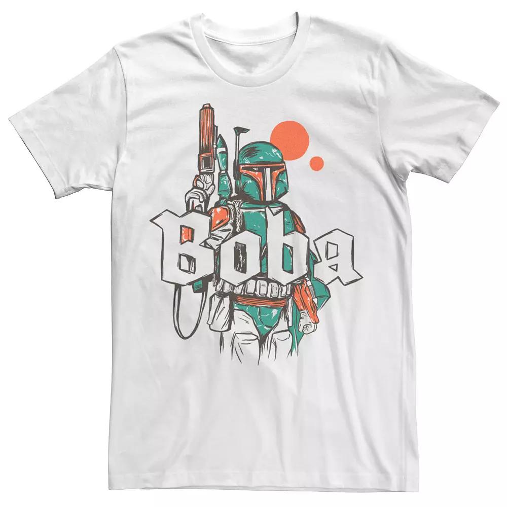 Men's Star Wars Boba Drawing Tee,  Product Image