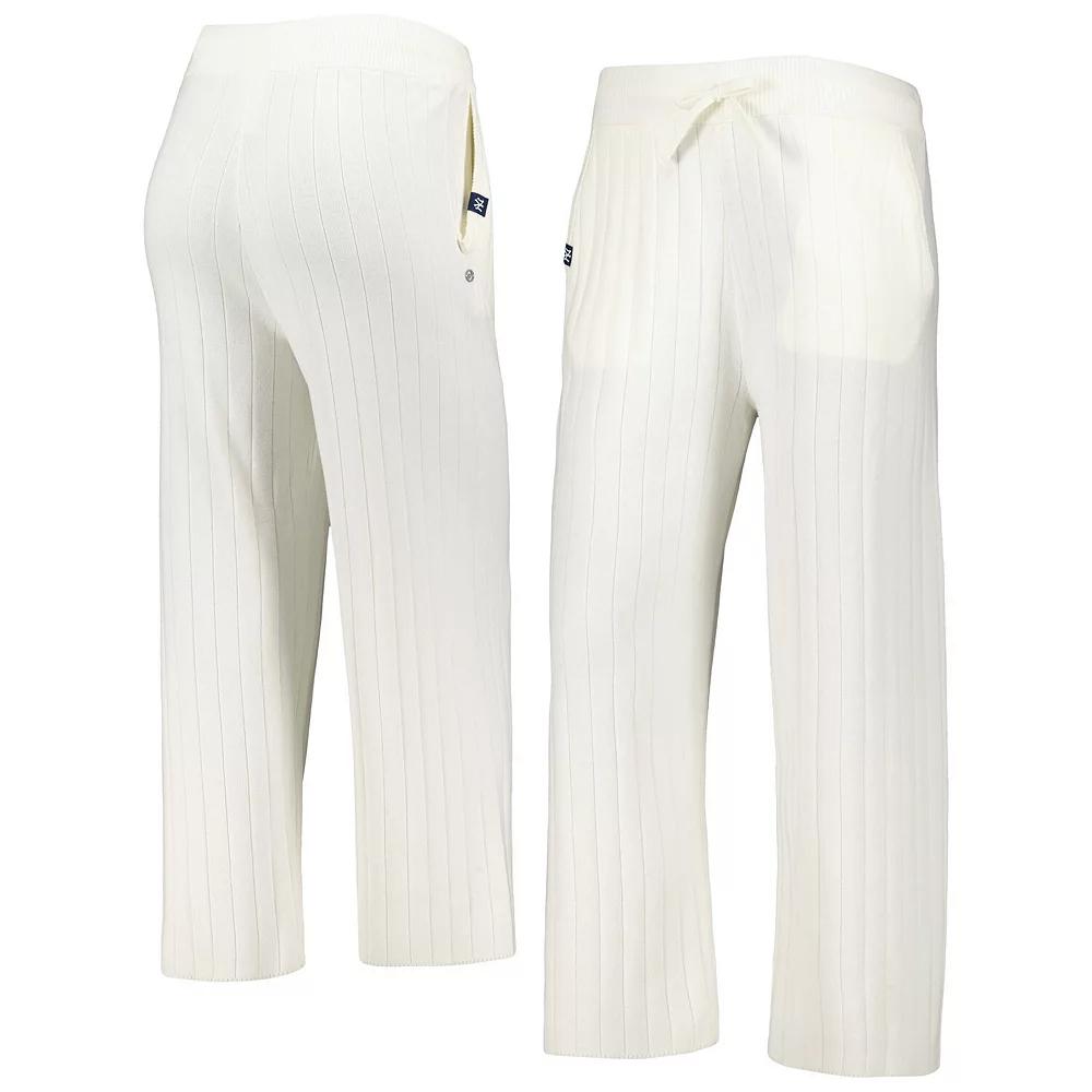 Women's Levelwear White New York Yankees Dream Icon Knit Pants,  Product Image